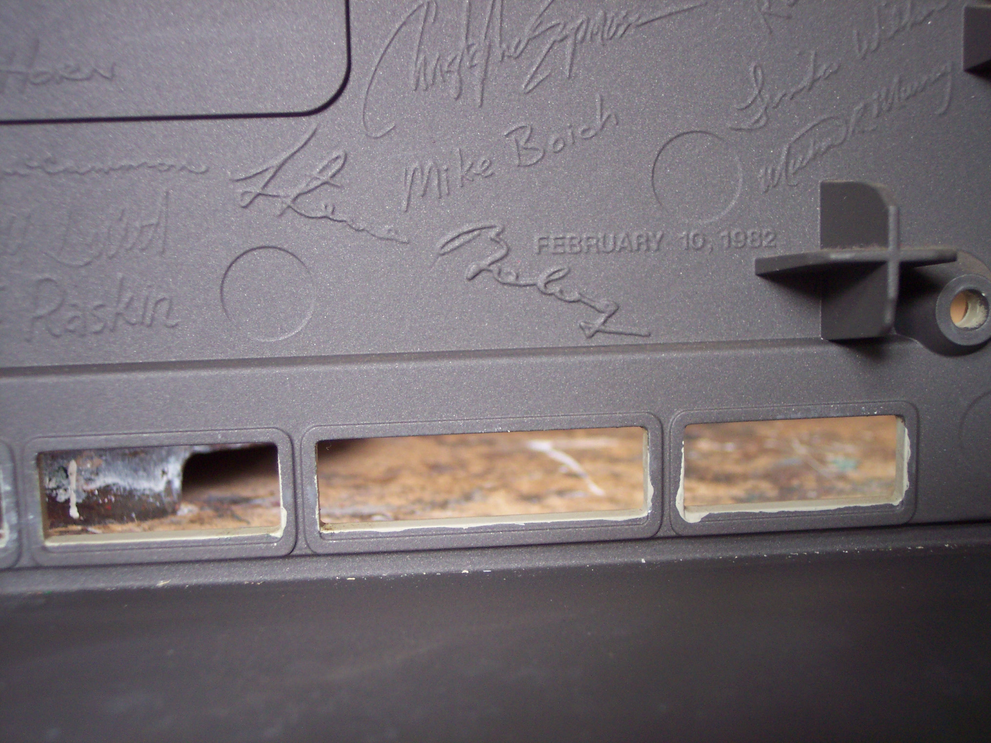 Signature inside Mac 128K Applefritter